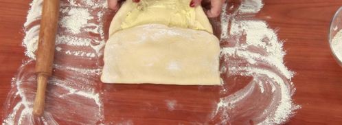 булочки из слоеного теста. Шаг 5