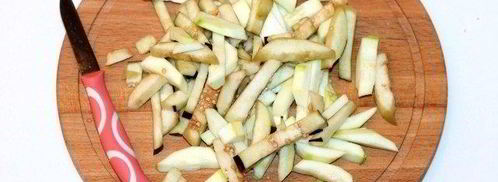 булочки с овощами и курицей. Шаг 4