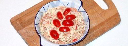 хрустящие булочки с яйцом и крабовыми палочками. Шаг 7