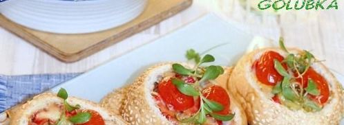 хрустящие булочки с яйцом и крабовыми палочками. Шаг 9