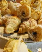 Круассаны из слоеного дрожжевого теста