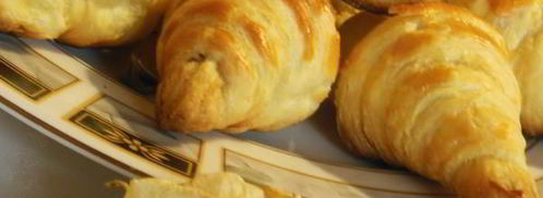 круассаны из слоеного дрожжевого теста. Шаг 7