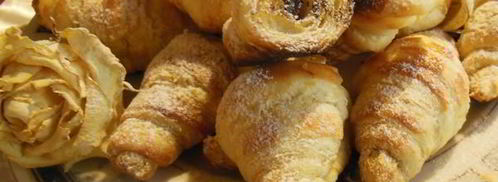 круассаны из слоеного дрожжевого теста. Шаг 8