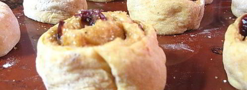 пряные тыквенные плюшки с клюквой. Шаг 14