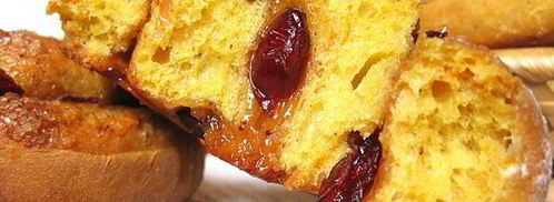 пряные тыквенные плюшки с клюквой. Шаг 16