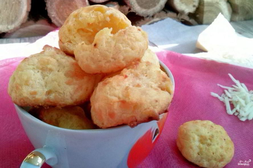 Рецепт сырных булочек из заварного теста