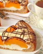 Ватрушка Нежность с персиками