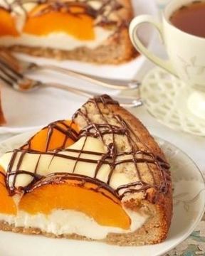 Ватрушка Нежность с персиками