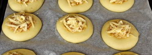 ватрушки на кефире. Шаг 13