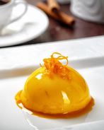 Апельсиновый чизкейк с жидким сердцем