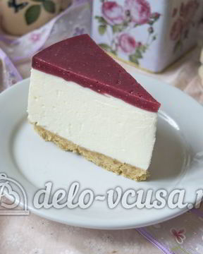 Чизкейк без выпечки с маскарпоне