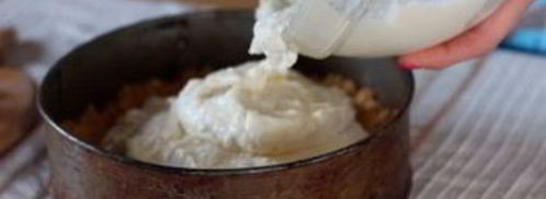 чизкейк без выпекания. Шаг 4