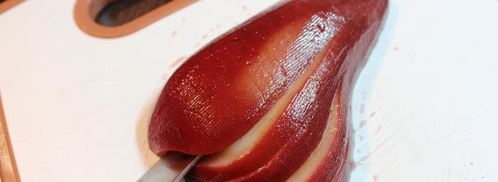 чизкейк с голубым сыром и пьяной грушей. Шаг 9