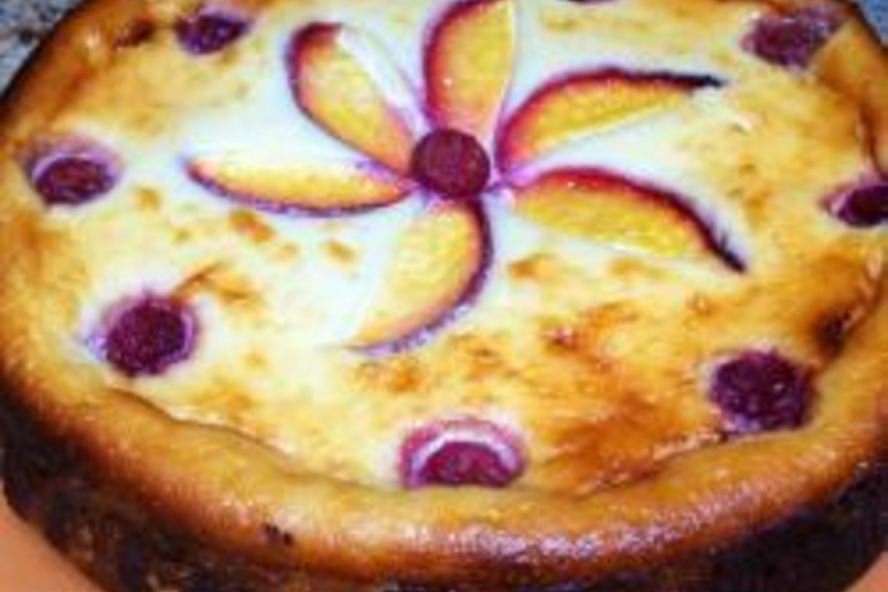 Рецепт чизкейка с сушеной вишней