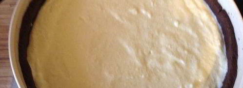 чизкейк шоколад-тыква-карамель. Шаг 9