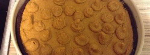 чизкейк шоколад-тыква-карамель. Шаг 11