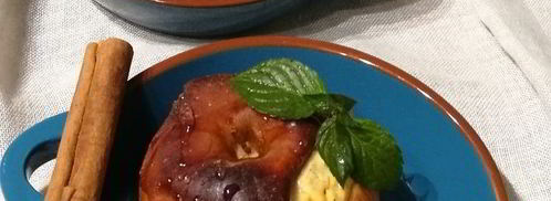 чизкейк в яблоке. Шаг 7