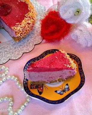 Клубничный чизкейк без сыра