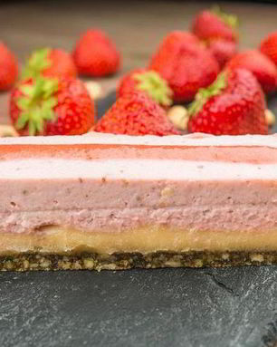 Клубничный чизкейк