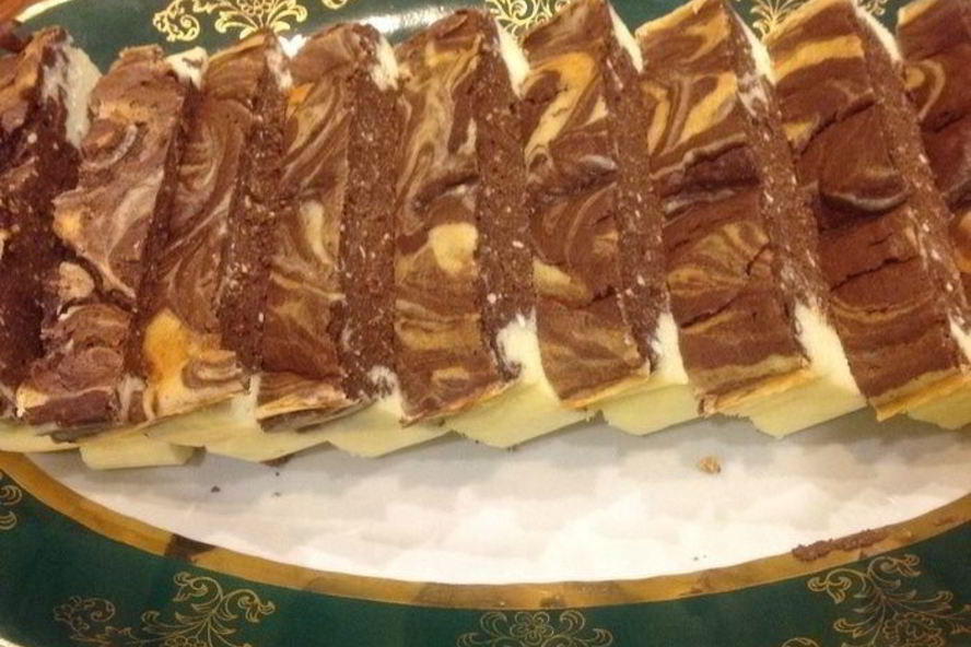 Рецепт мраморного чизкейка