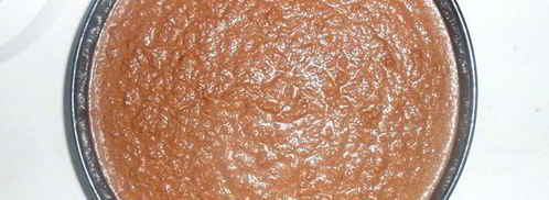 шоколадный чизкейк с кокосовыми вафлями и черносливом. Шаг 9