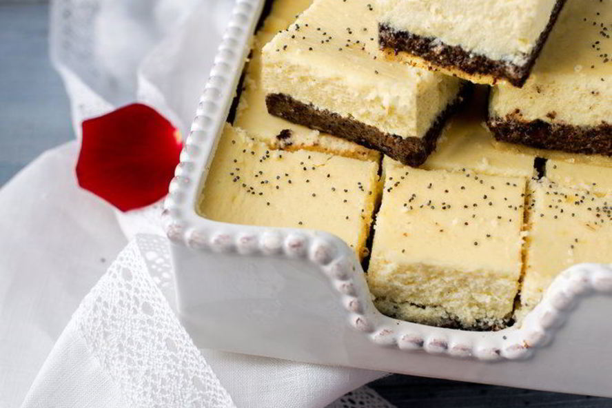 Рецепт сыромака — творожного чизкейка с маковой начинкой