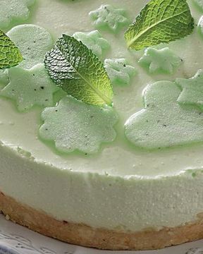 Творожный чизкейк с зеленым чаем