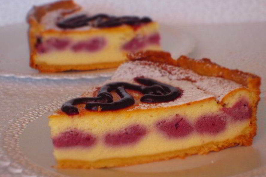 Рецепт воздушного чизкейка с лесными ягодами