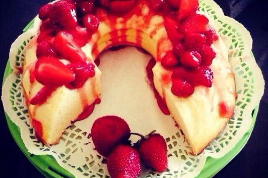 Рецепт японского чизкейка с ягодным соусом