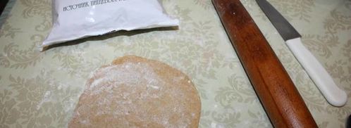 десерт хворост под снегом. Шаг 14