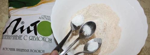 десерт хворост под снегом. Шаг 5