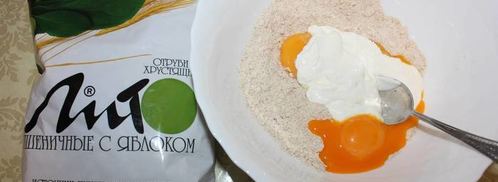 десерт хворост под снегом. Шаг 9