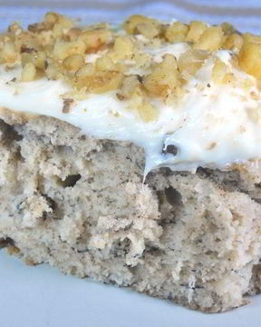 Банановый кекс на сметане