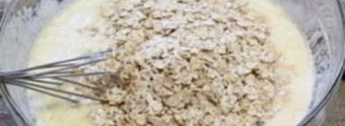 кекс из овсяных хлопьев. Шаг 6