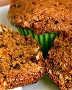 Кекс с хурмой и орехами