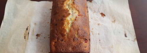 кекс с марципаном и красной смородиной. Шаг 6