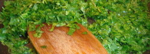 кексы с кинзой и тархуном. Шаг 3