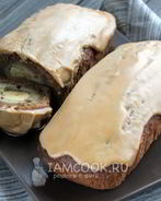 Кофейный кекс с целым бананом