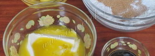 кофейный кекс с целым бананом. Шаг 4