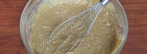 кофейный кекс с целым бананом. Шаг 5