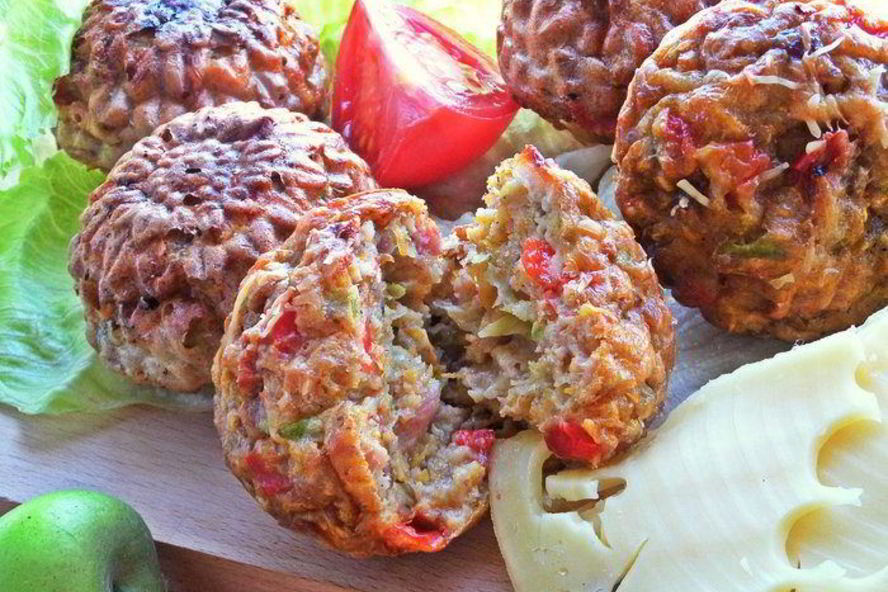 Рецепт несладких кексов с кабачком и тыквой