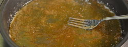 перевернутый кекс с имбирным яблочным вкусом. Шаг 3