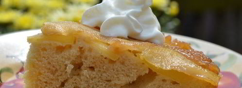 перевернутый кекс с имбирным яблочным вкусом. Шаг 8