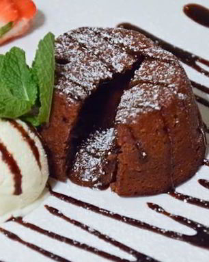 Шоколадный фондан