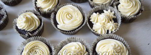 шоколадные капкейки с кремом. Шаг 11