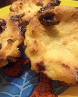 Творожные кексы с ягодами