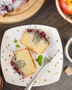 Вишнево-маковый кекс