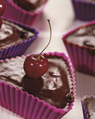 Вишнево-шоколадные кексы
