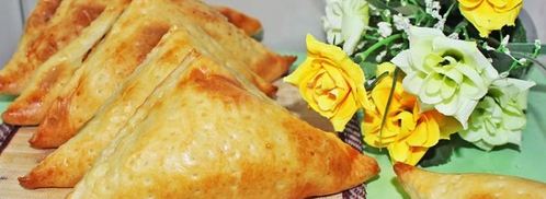 хачапури из слоеного теста с сыром в духовке. Шаг 14