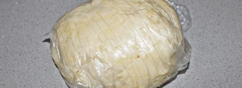 хачапури из слоеного теста с сыром в духовке. Шаг 6